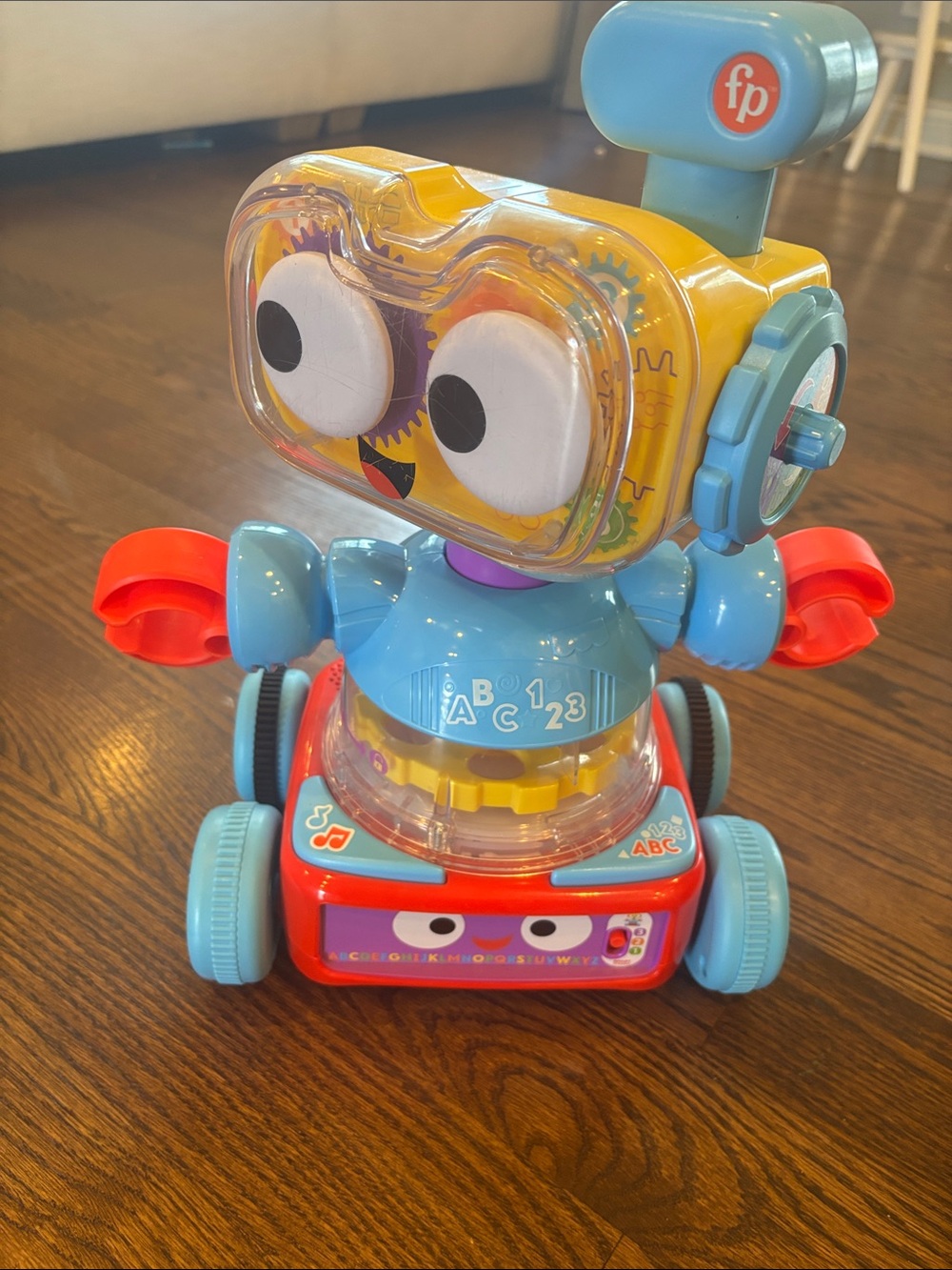 Fisher-Price Blue, Yellow and Red Learning Robot